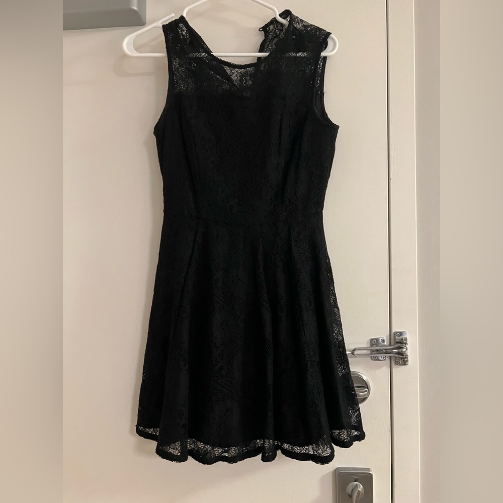 Banana Republic Black Lace Dress